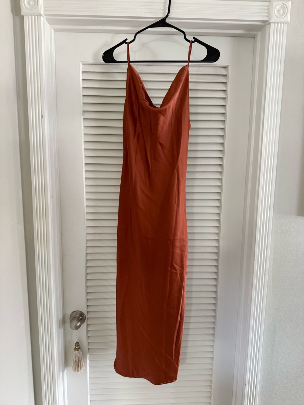 Beginning Boutique size 8 Maxi Dress in Rust NWT